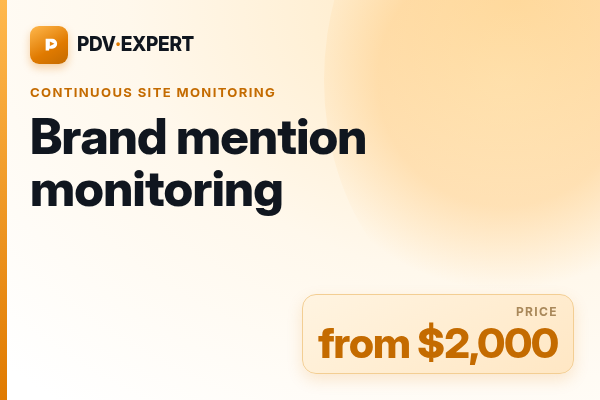 Brand mention monitoring