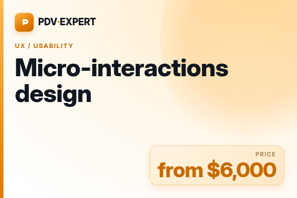 Micro-interactions design