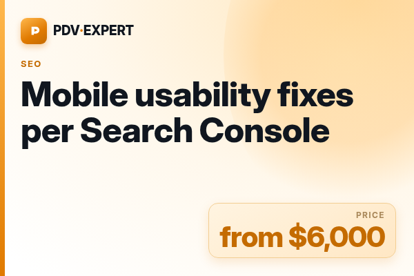 Mobile usability fixes per Search Console