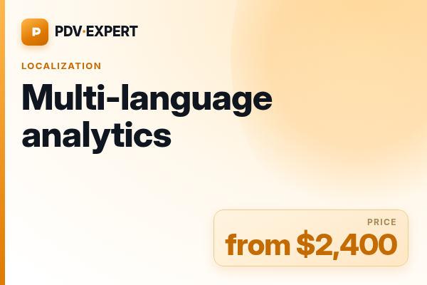 Multi-language analytics