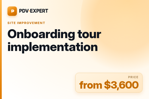 Onboarding tour implementation