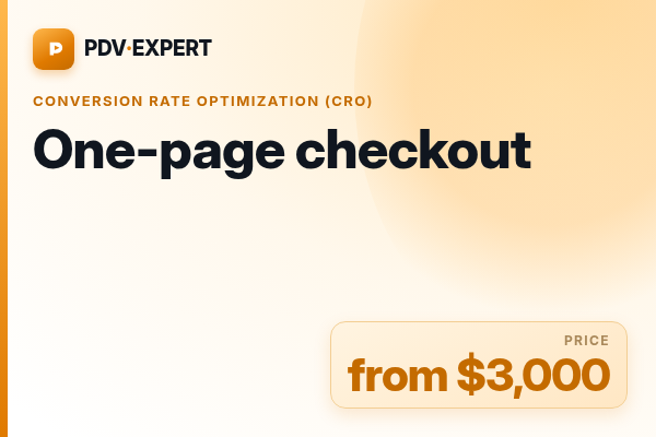 One-page checkout