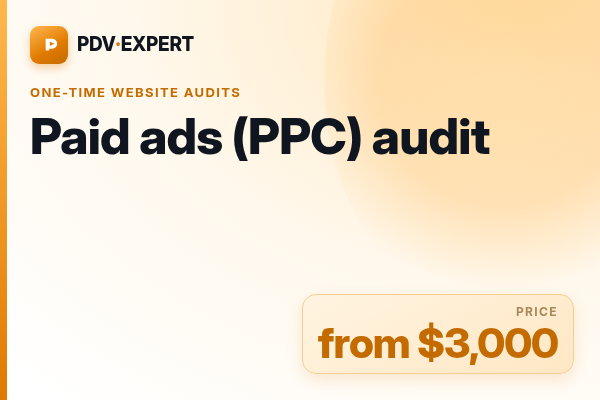 Paid ads (PPC) audit