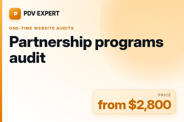 Partnership programs audit