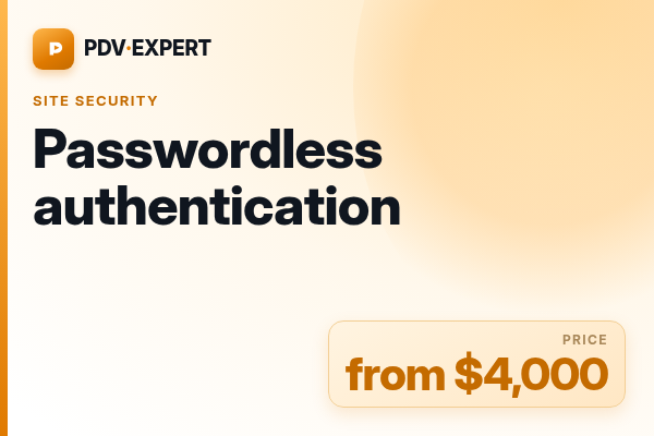 Passwordless authentication