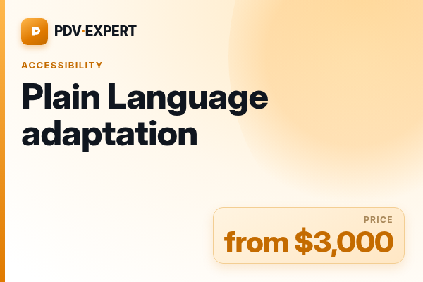 Plain Language adaptation