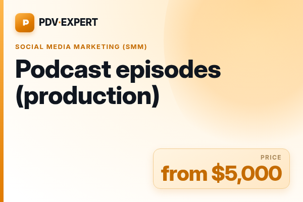 Podcast episodes (production)