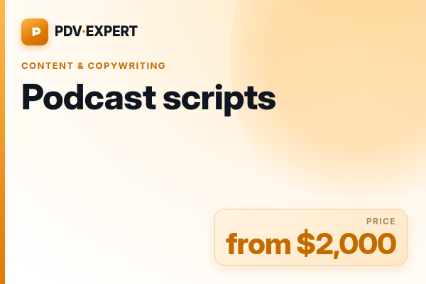 Podcast scripts