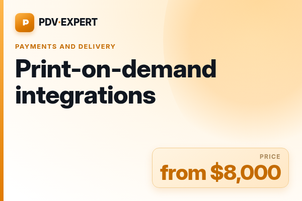 Print-on-demand integrations