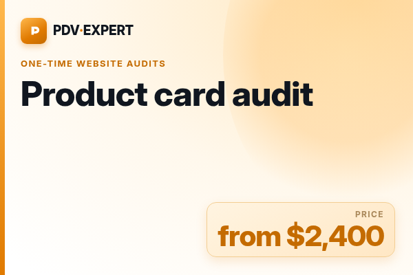Product card audit