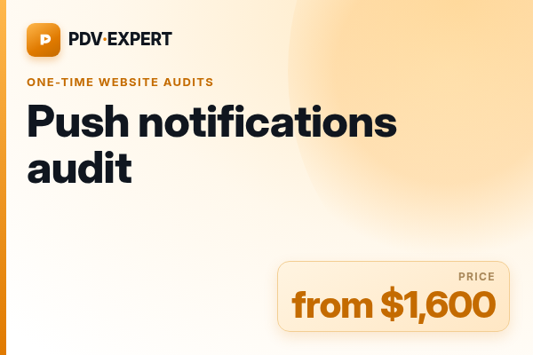Push notifications audit