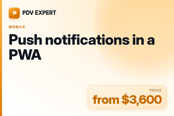 Push notifications in a PWA
