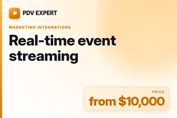 Real-time event streaming