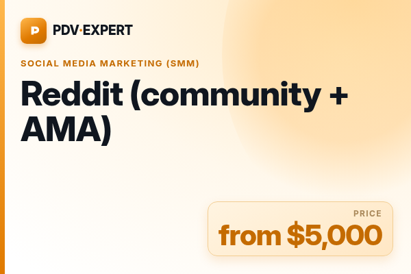 Reddit (community + AMA)