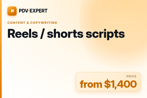 Reels / shorts scripts