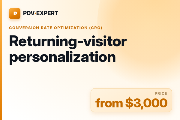 Returning-visitor personalization