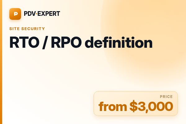 RTO / RPO definition