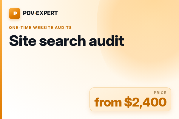 Site search audit