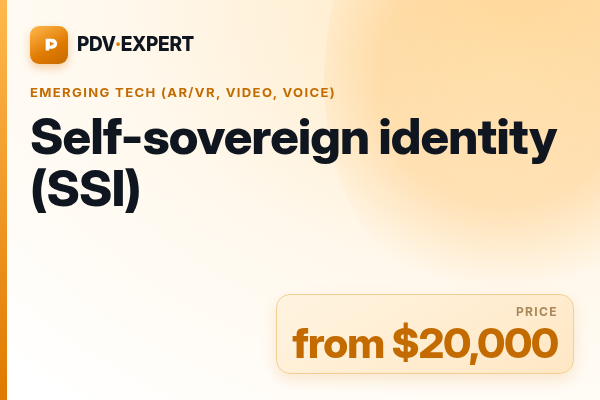Self-sovereign identity (SSI)