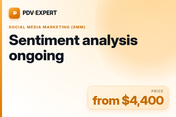 Sentiment analysis ongoing