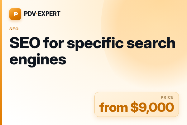 SEO for specific search engines