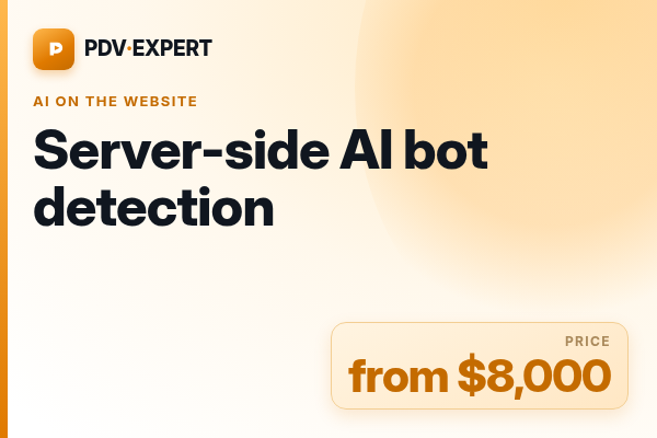 Server-side AI bot detection