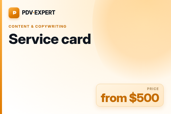 Service card