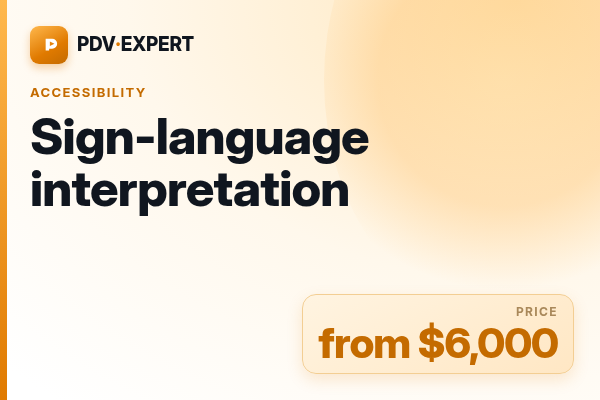 Sign-language interpretation