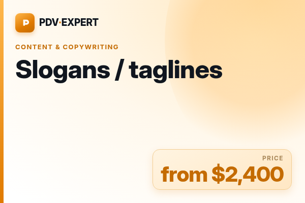 Slogans / taglines
