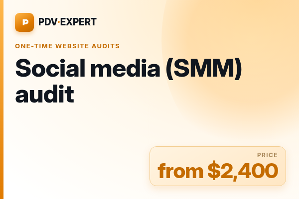 Social media (SMM) audit
