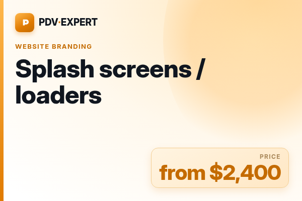Splash screens / loaders