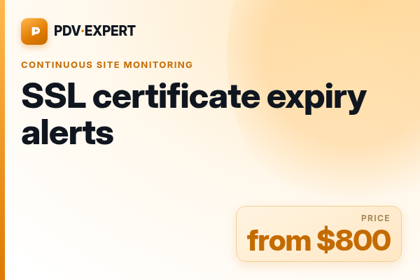 SSL certificate expiry alerts