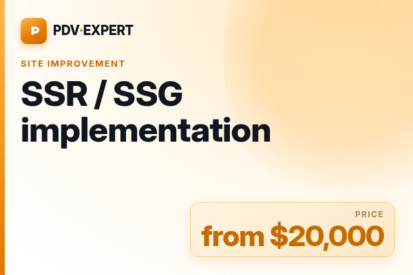 SSR / SSG implementation