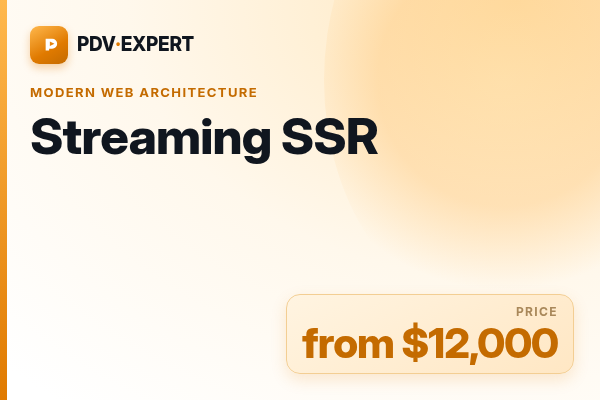 Streaming SSR
