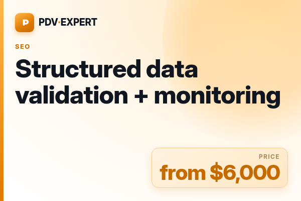 Structured data validation + monitoring