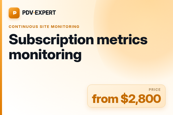 Subscription metrics monitoring
