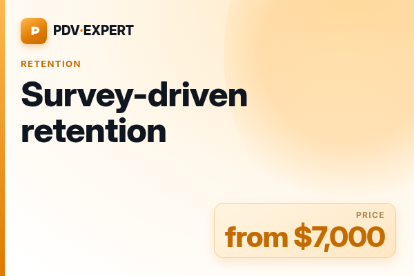 Survey-driven retention
