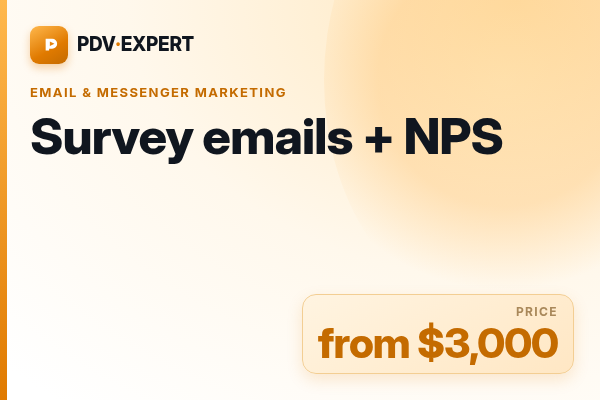Survey emails + NPS