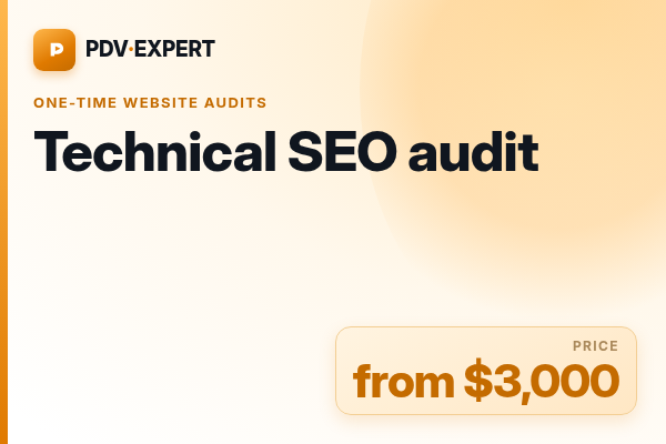 Technical SEO audit