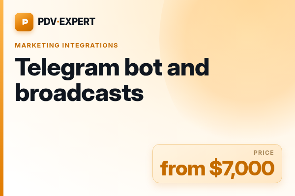 Telegram bot and broadcasts