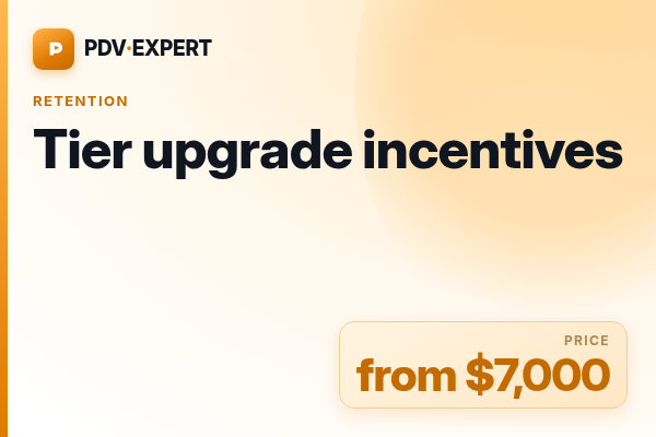 Tier upgrade incentives