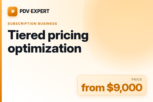 Tiered pricing optimization