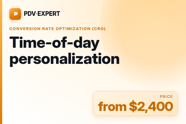 Time-of-day personalization