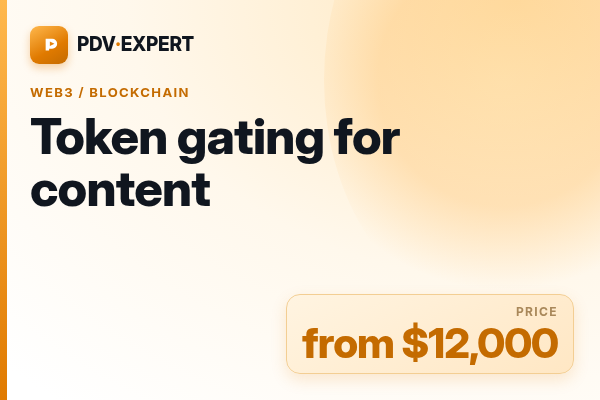 Token gating for content