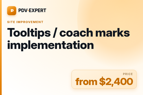 Tooltips / coach marks implementation