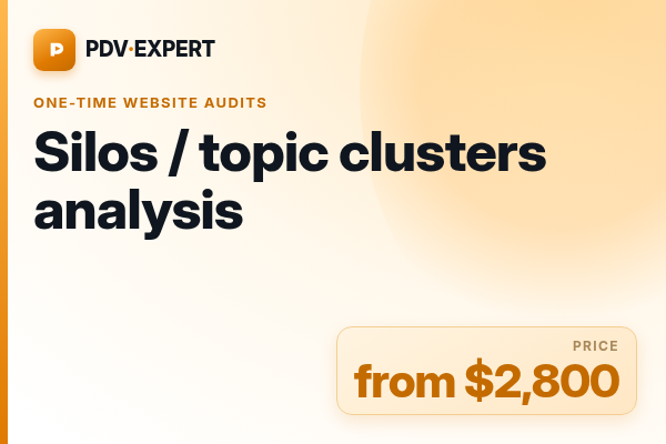 Silos / topic clusters analysis