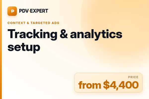 Tracking & analytics setup