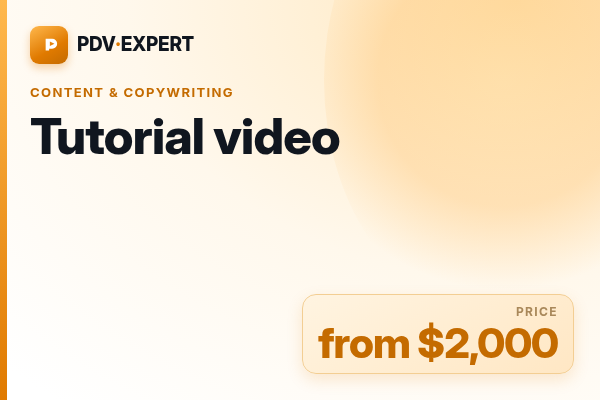 Tutorial video
