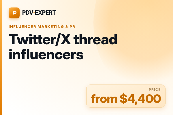 Twitter/X thread influencers