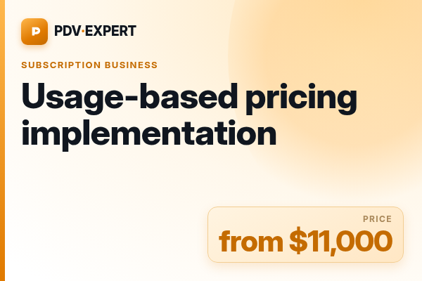 Usage-based pricing implementation